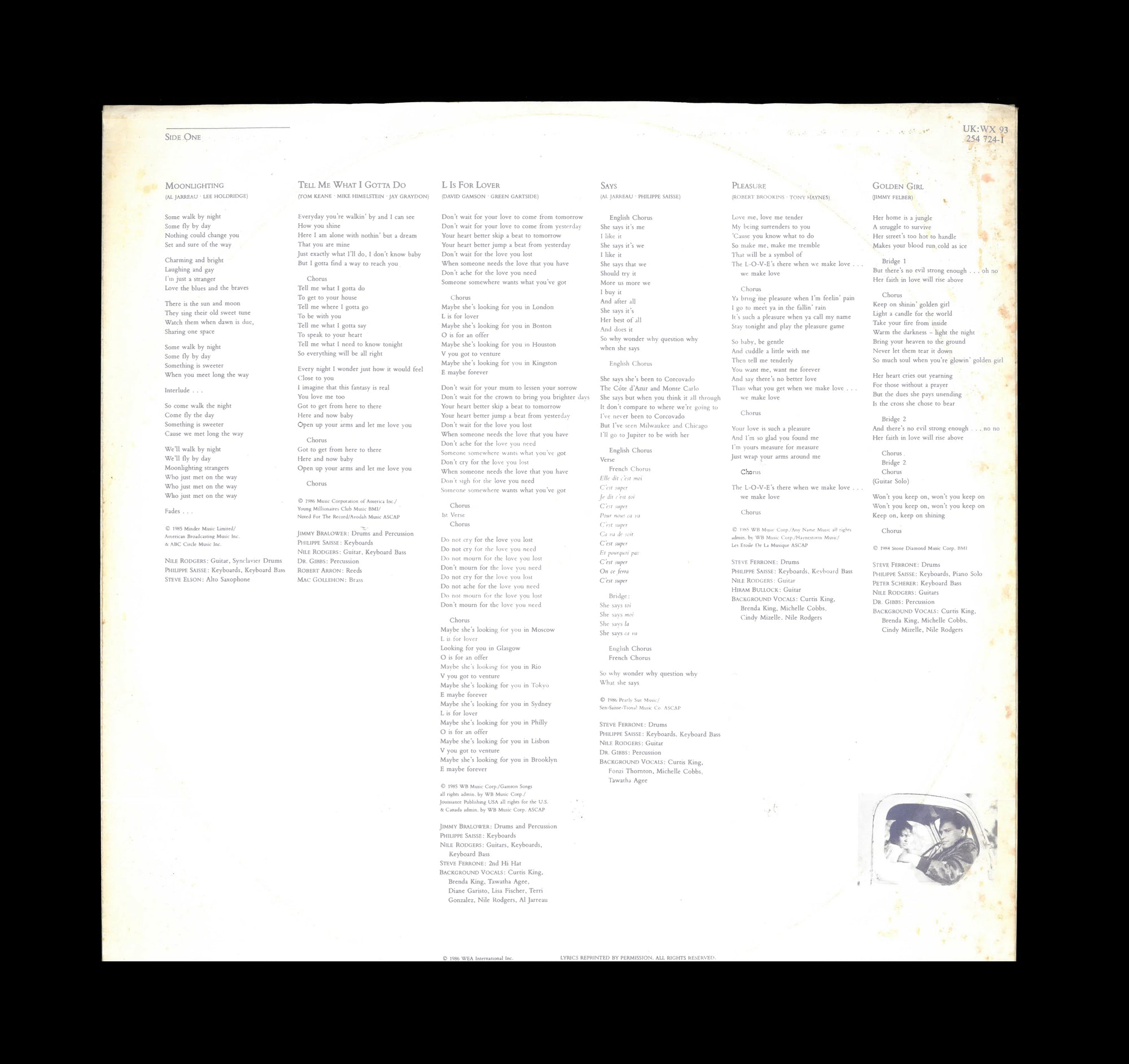 Al Jarreau – L Is for Lover