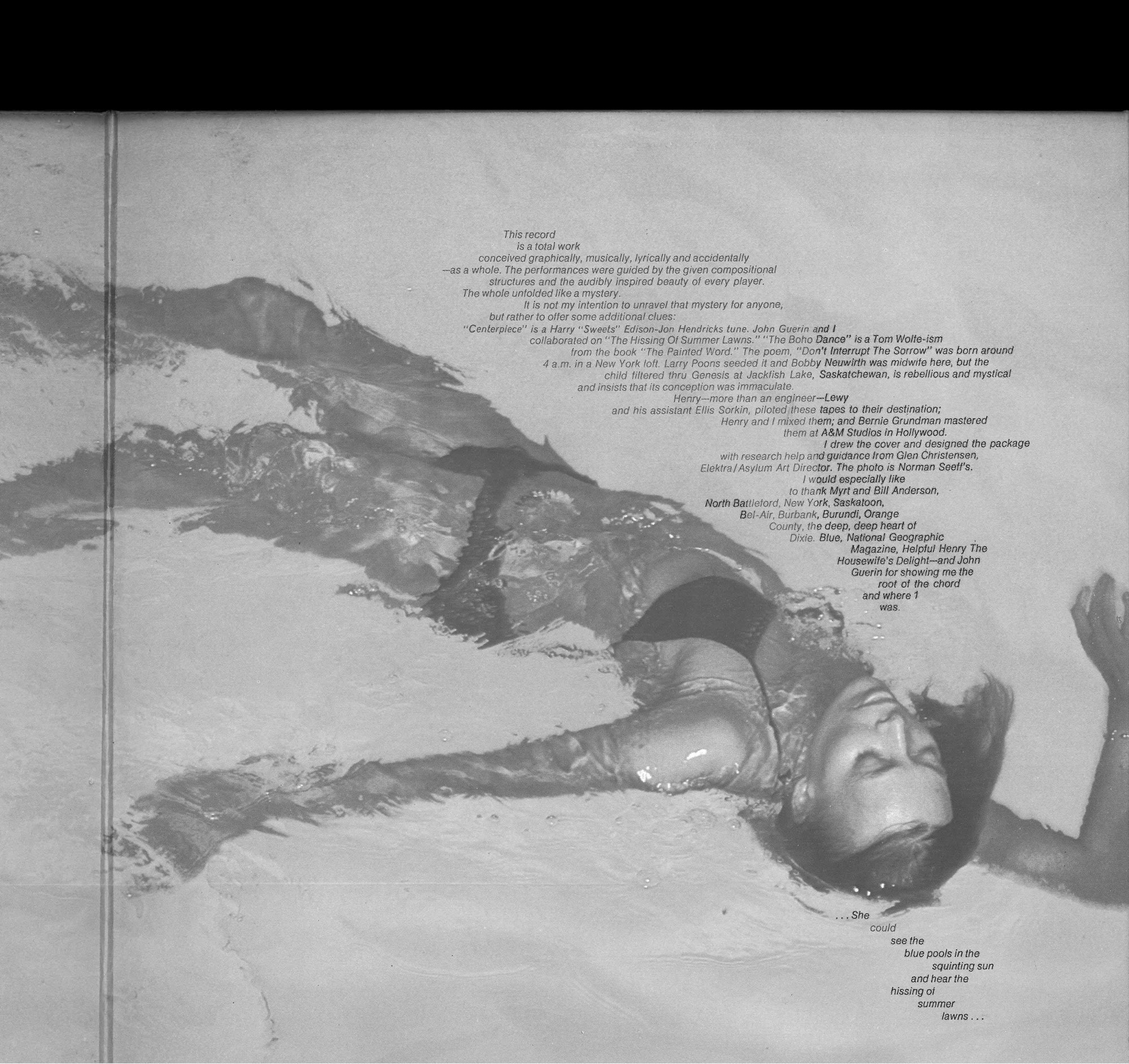 Joni Mitchell – The Hissing of Summer Lawns