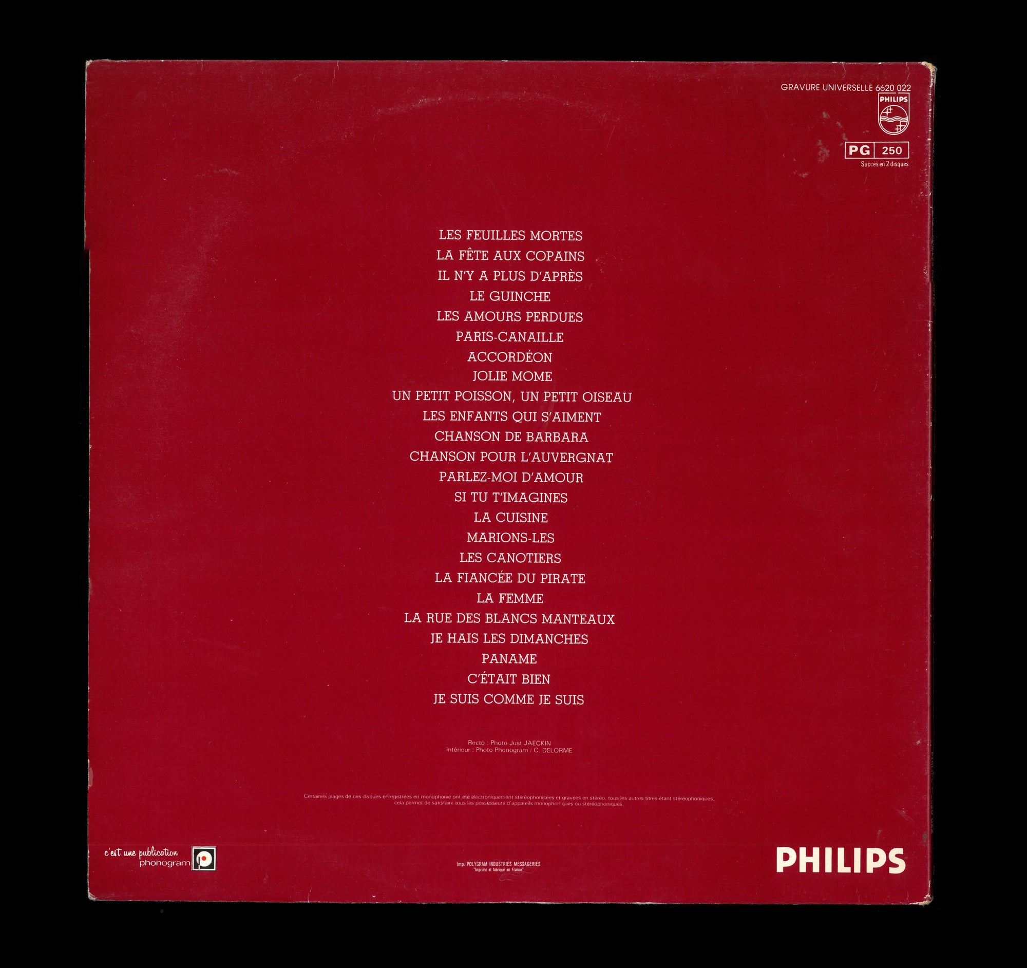 Juliette Gréco – Les feuilles mortes