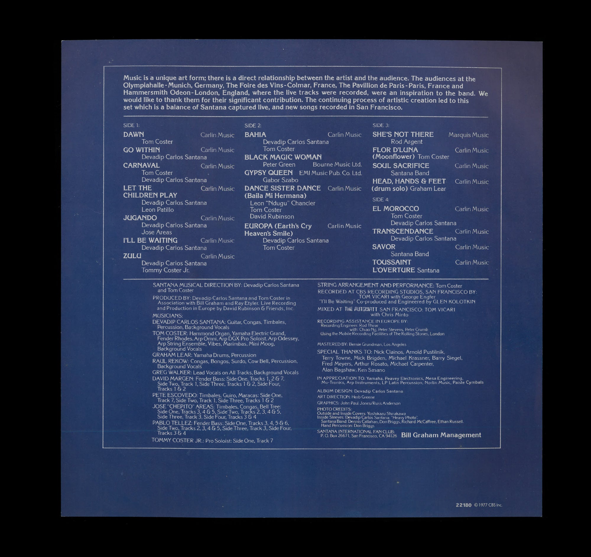 Santana – Moonflower