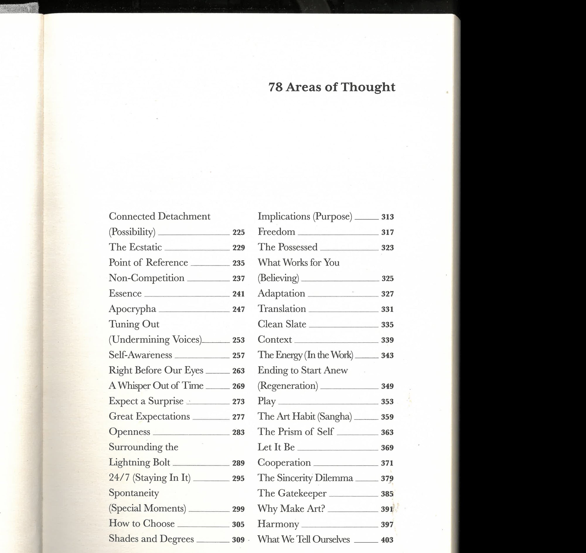 The Creative Act: A Way of Being